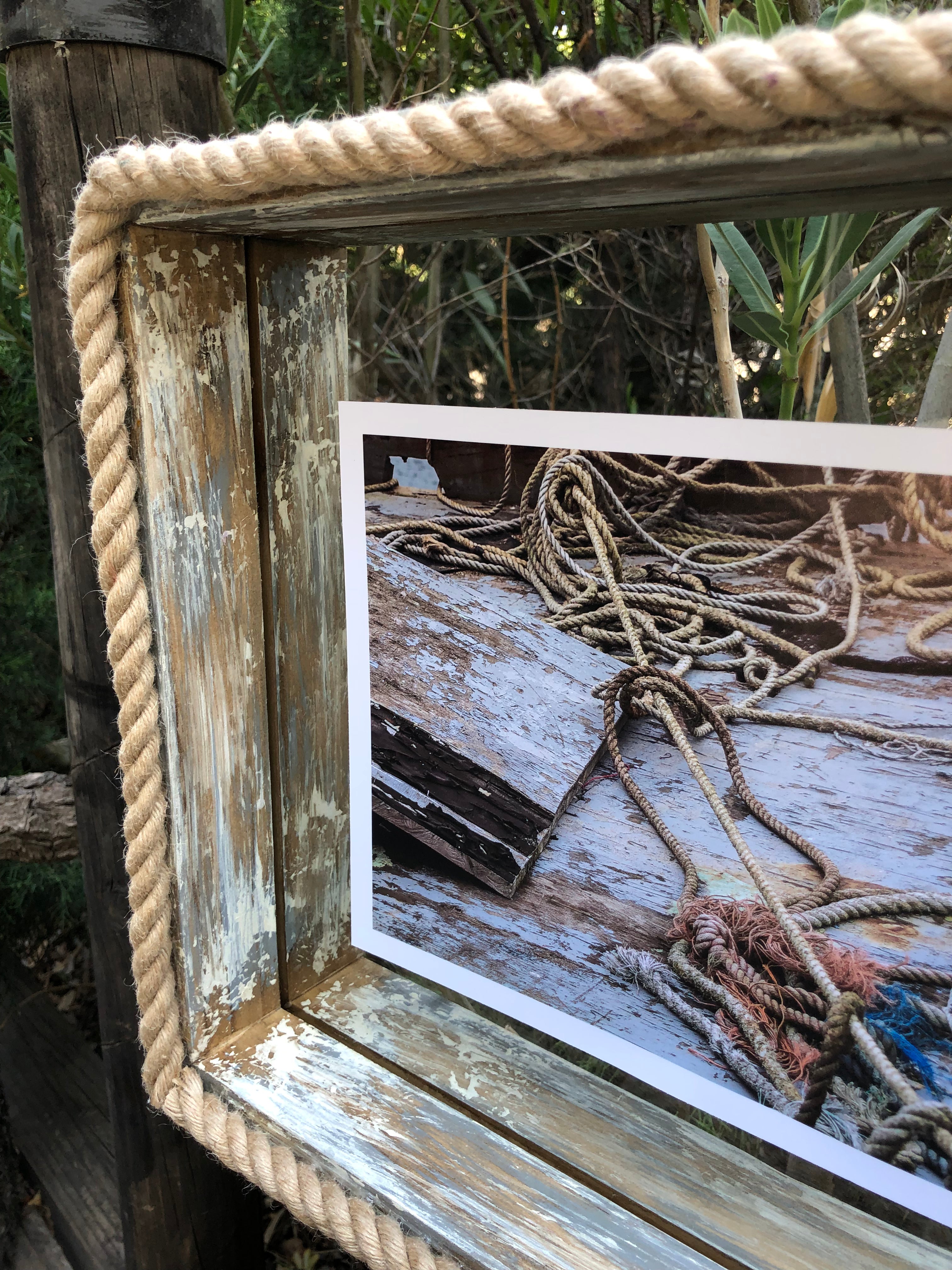 Cuadro Decorativo Marco Gris/Beige Vintage