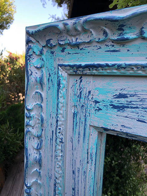 Espejo Decorativo Celeste